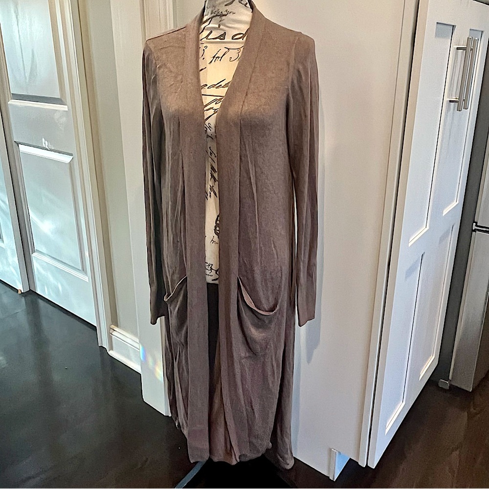 H By Halston Open Front Duster Cárdigan - Picture 15 of 16